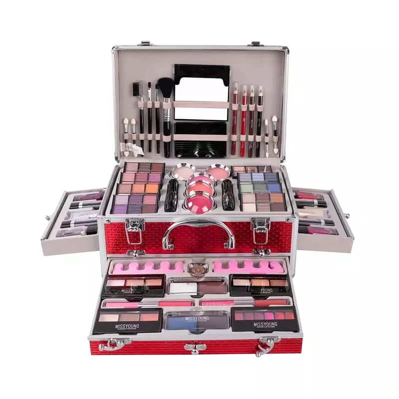 Miss Young MC1149 All in One Professional Makeup Kit for Women Full Kit Suitcase, Include Eyeshadow Palette, Lipstick Set, Conce