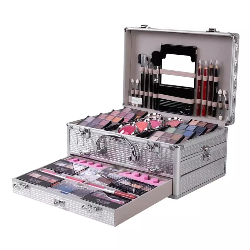 Miss Young MC1149 All in One Professional Makeup Kit for Women Full Kit Suitcase, Include Eyeshadow Palette, Lipstick Set, Conce