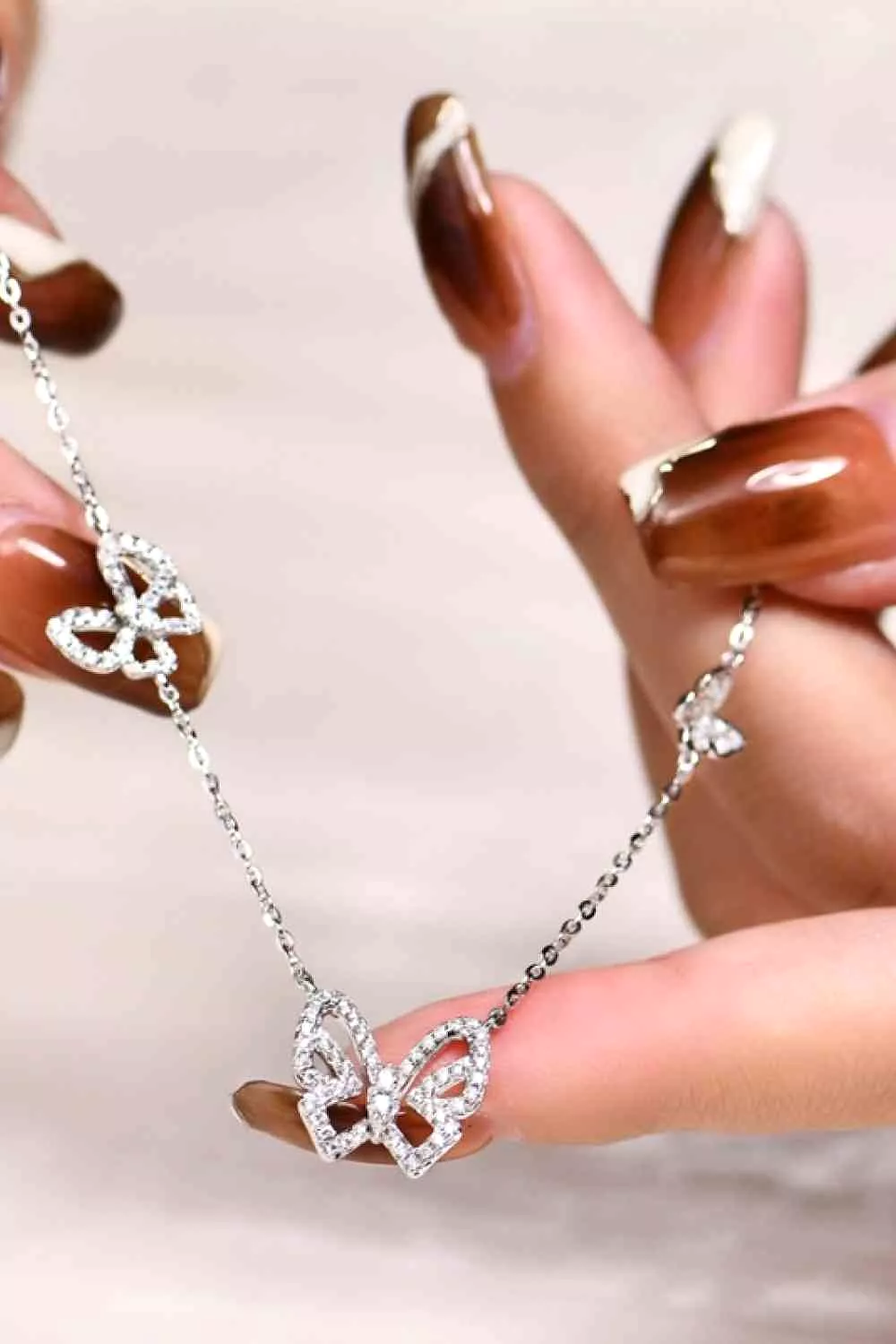 Moissanite Butterfly Shape Bracelet