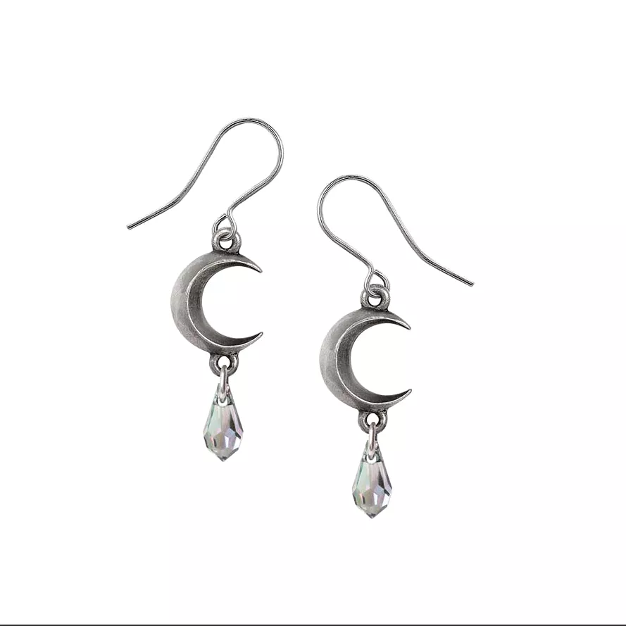 Moon - Crystal Earrings