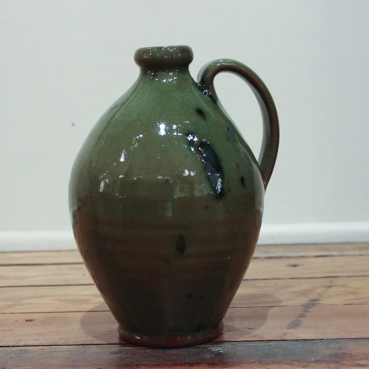 Mottled Green Medium Jug