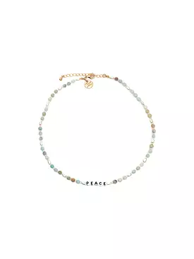 Necklace-White-Peace-High Tide CC-NK-PEA-HIT