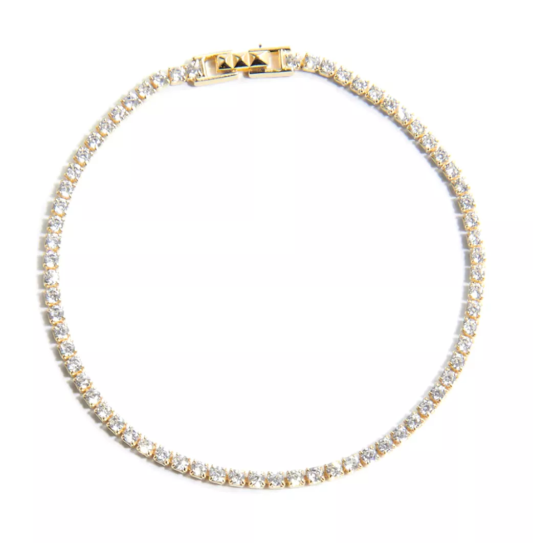 Nickho Rey Tomo Tennis Bracelet in Gold Vermeil