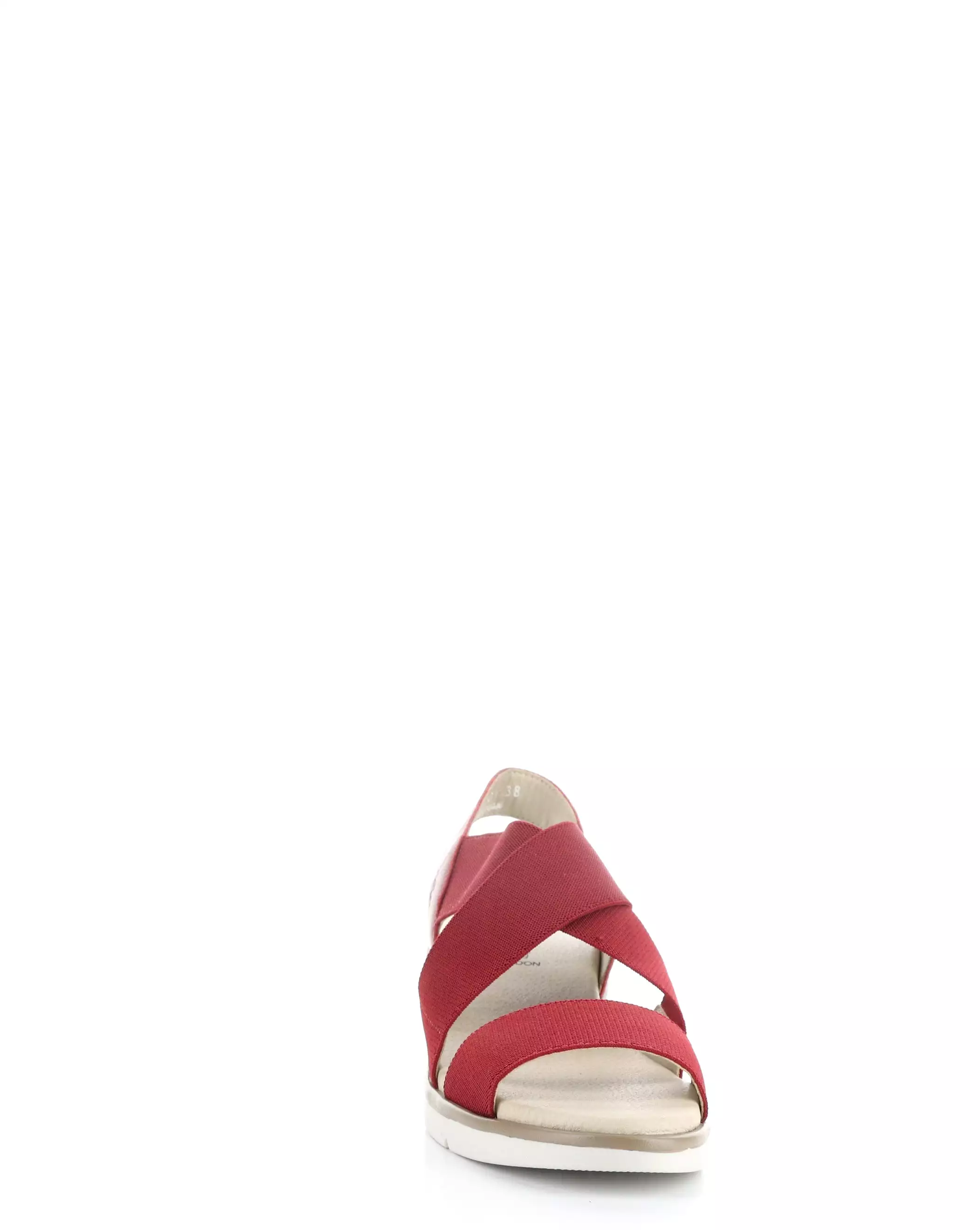 NOLI056FLY 001 LIPSTICK RED Elasticated Sandals