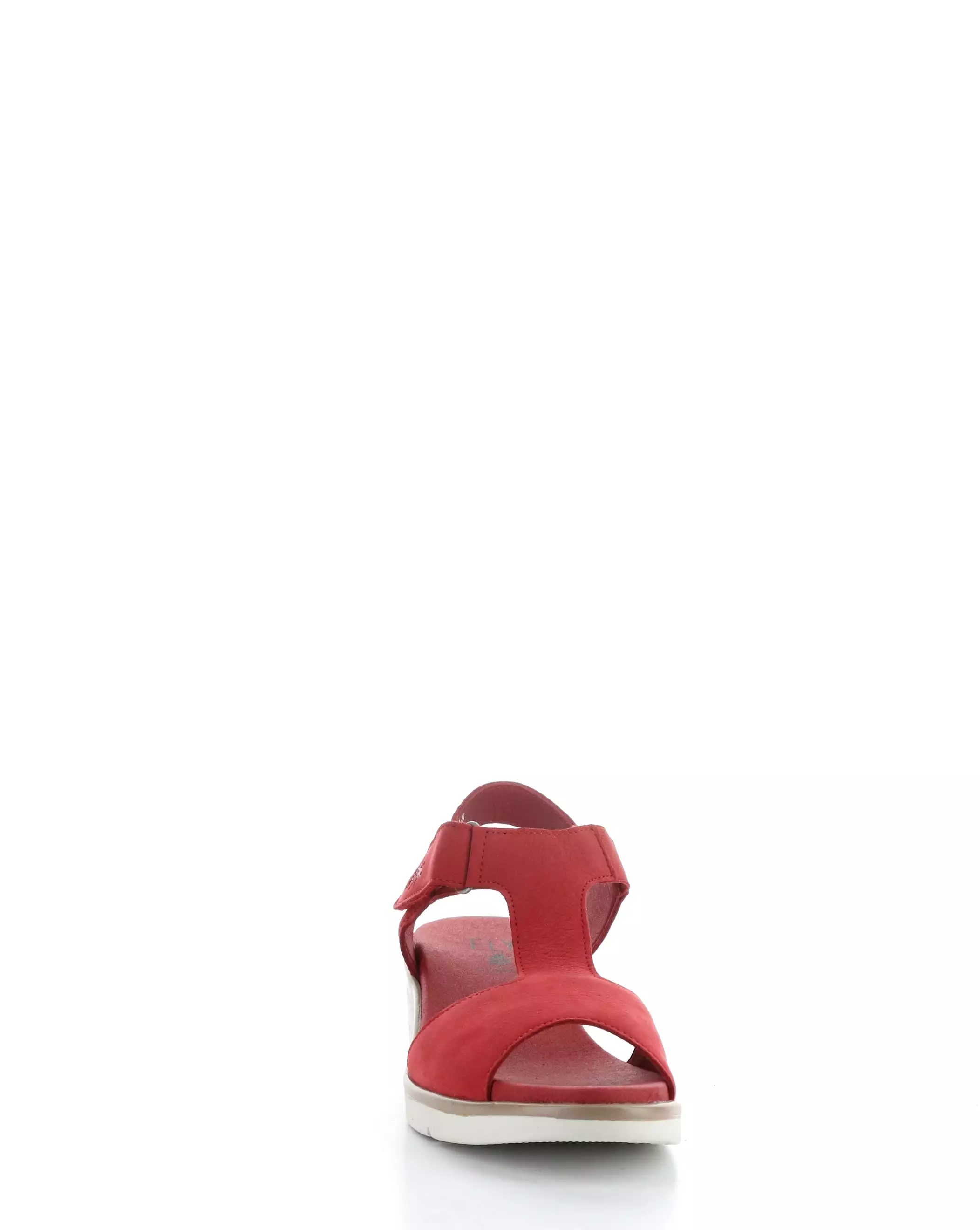 NOVA932FLY 003 LIPSTICK RED Velcro Sandals