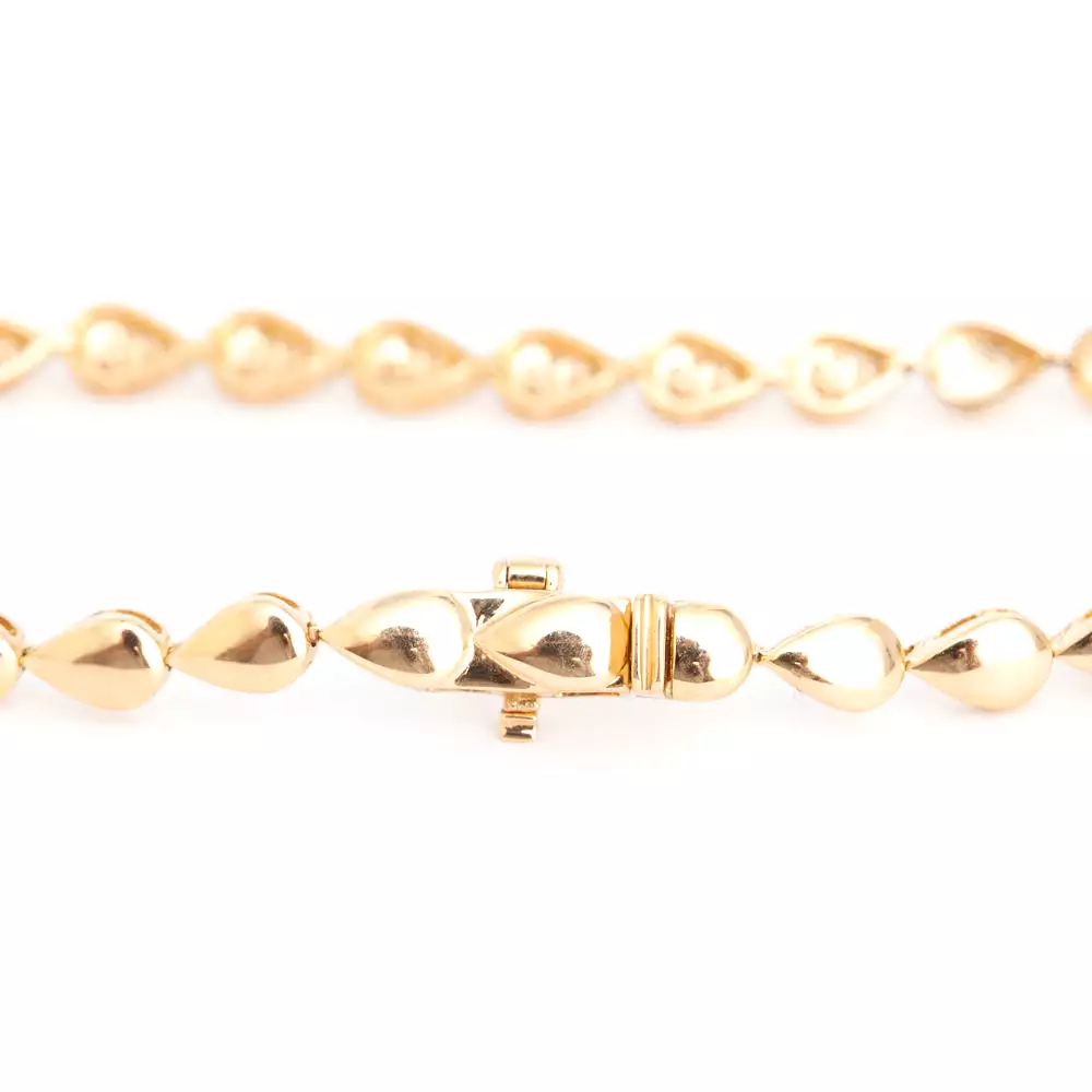 Pavé Pear Shape Tennis Bracelet