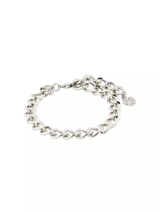 PILGRIM Charm Curb Chain Bracelet