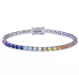 Rainbow Tennis Bracelet