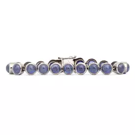 Sapphire Small Dot Tennis Bracelet