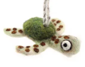 Sea Turtle Woolie Ornament