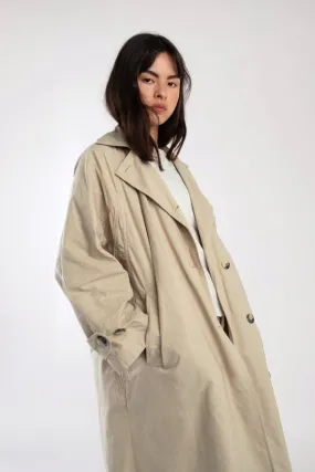 Seamed Trench - Taupe