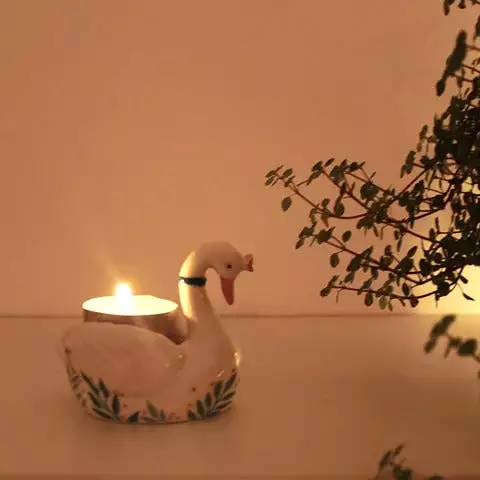 Secret Garden Swan Egg Cup