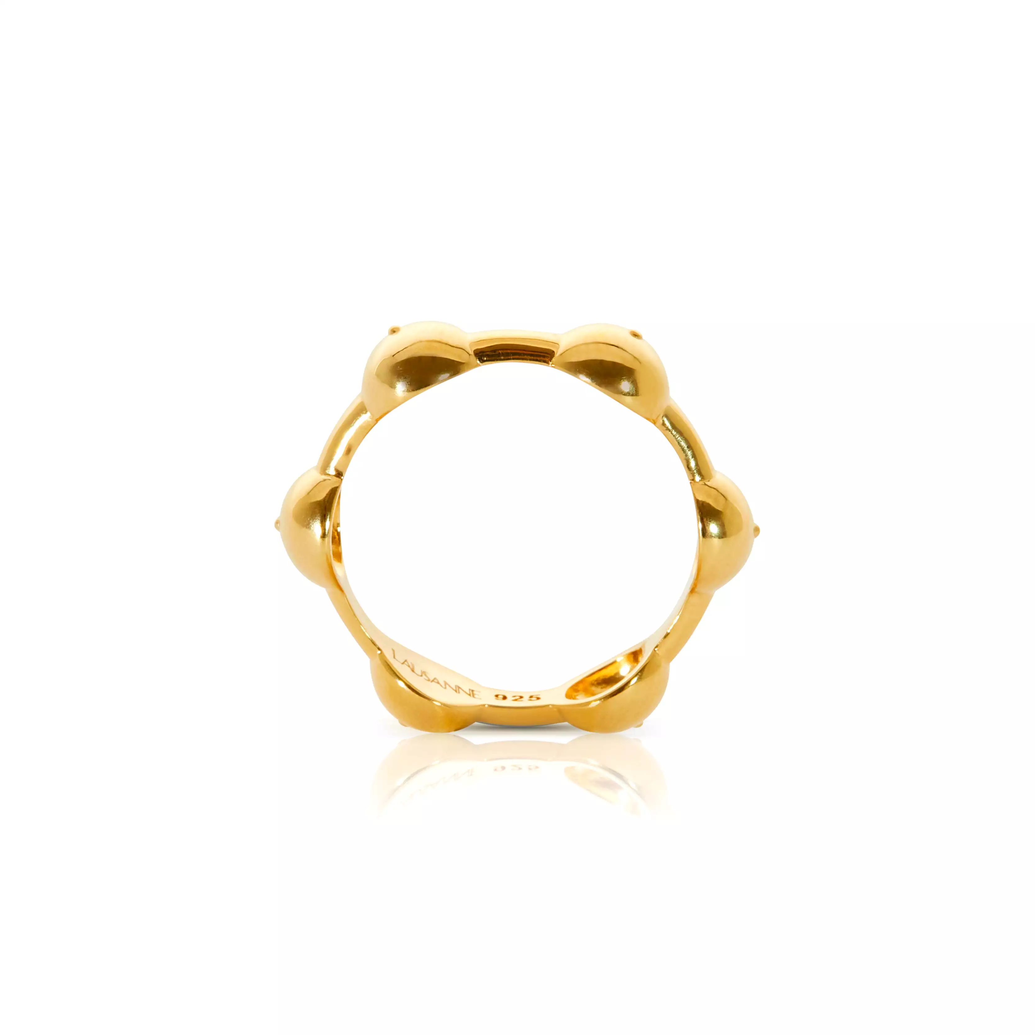 Seeded Eternity Ring Gold