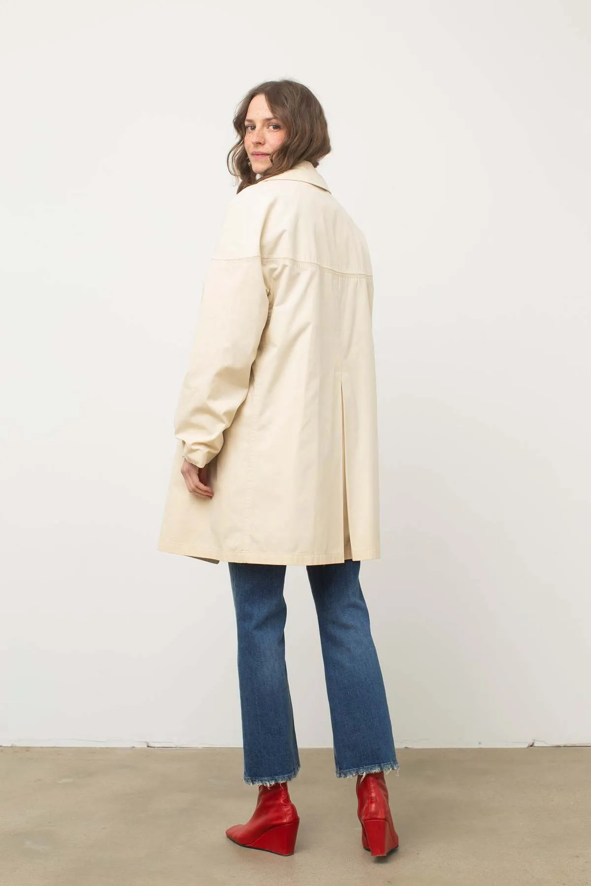 Short Trench - Cream