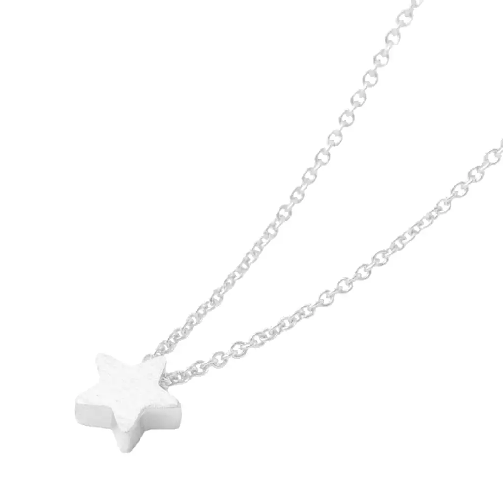 Silver Handmade Star Necklace