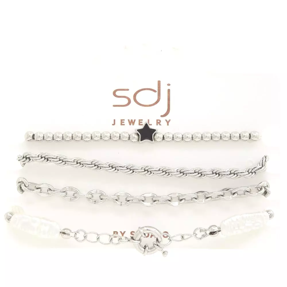 Sodajo Star Beaded Bracelet Set