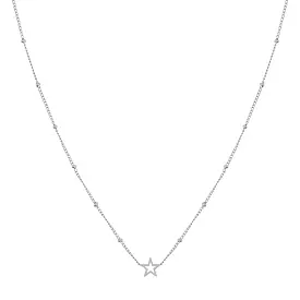 Stainless steel NECKLACE SHARE OPEN STAR - CHILD