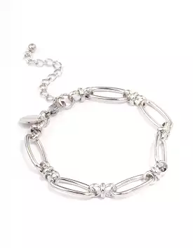 Stainless Steel Oval Link Bracelet