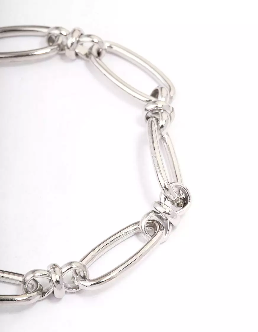 Stainless Steel Oval Link Bracelet