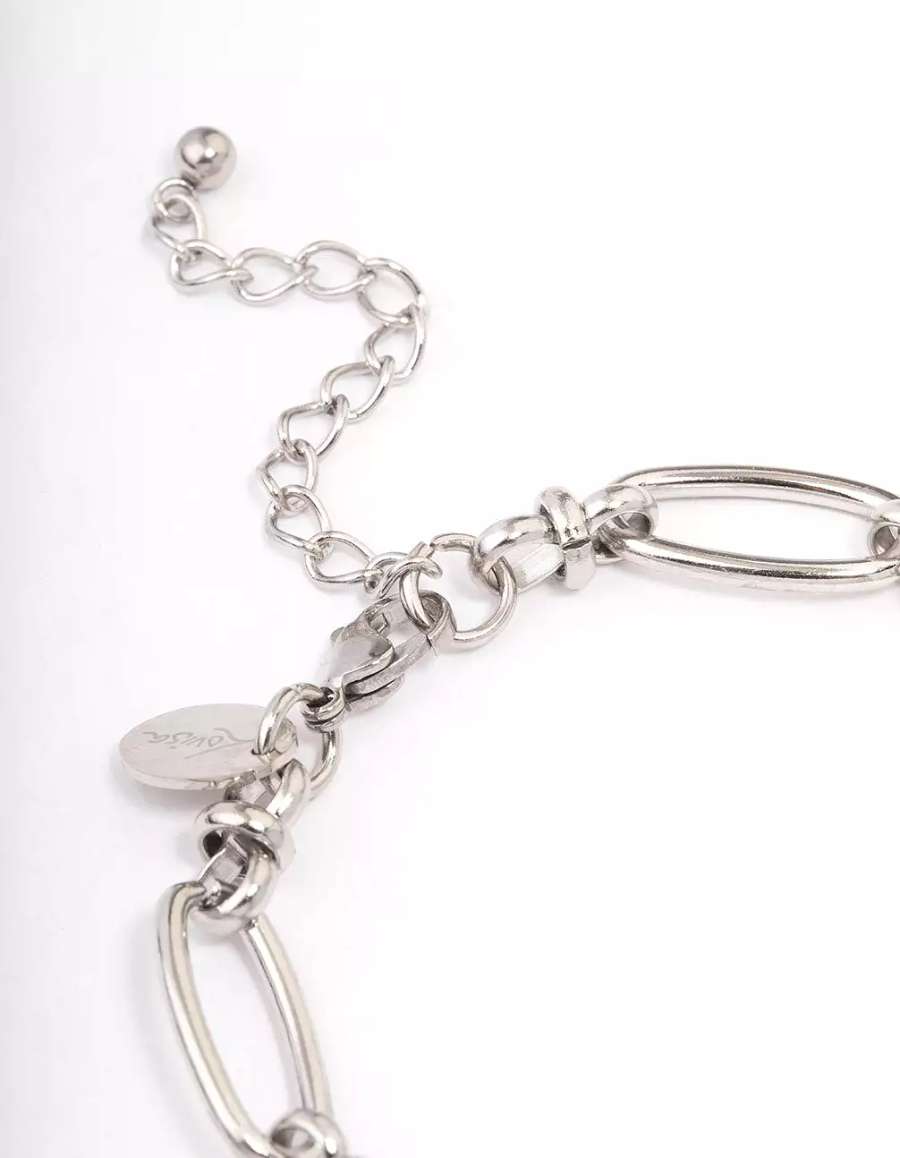 Stainless Steel Oval Link Bracelet