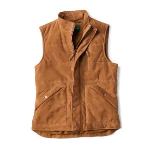 Suede Puffer Vest