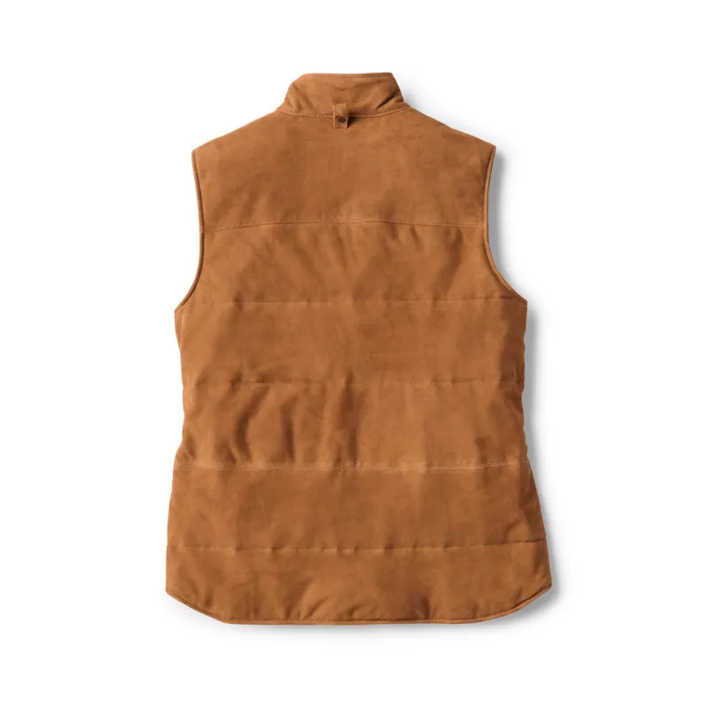 Suede Puffer Vest