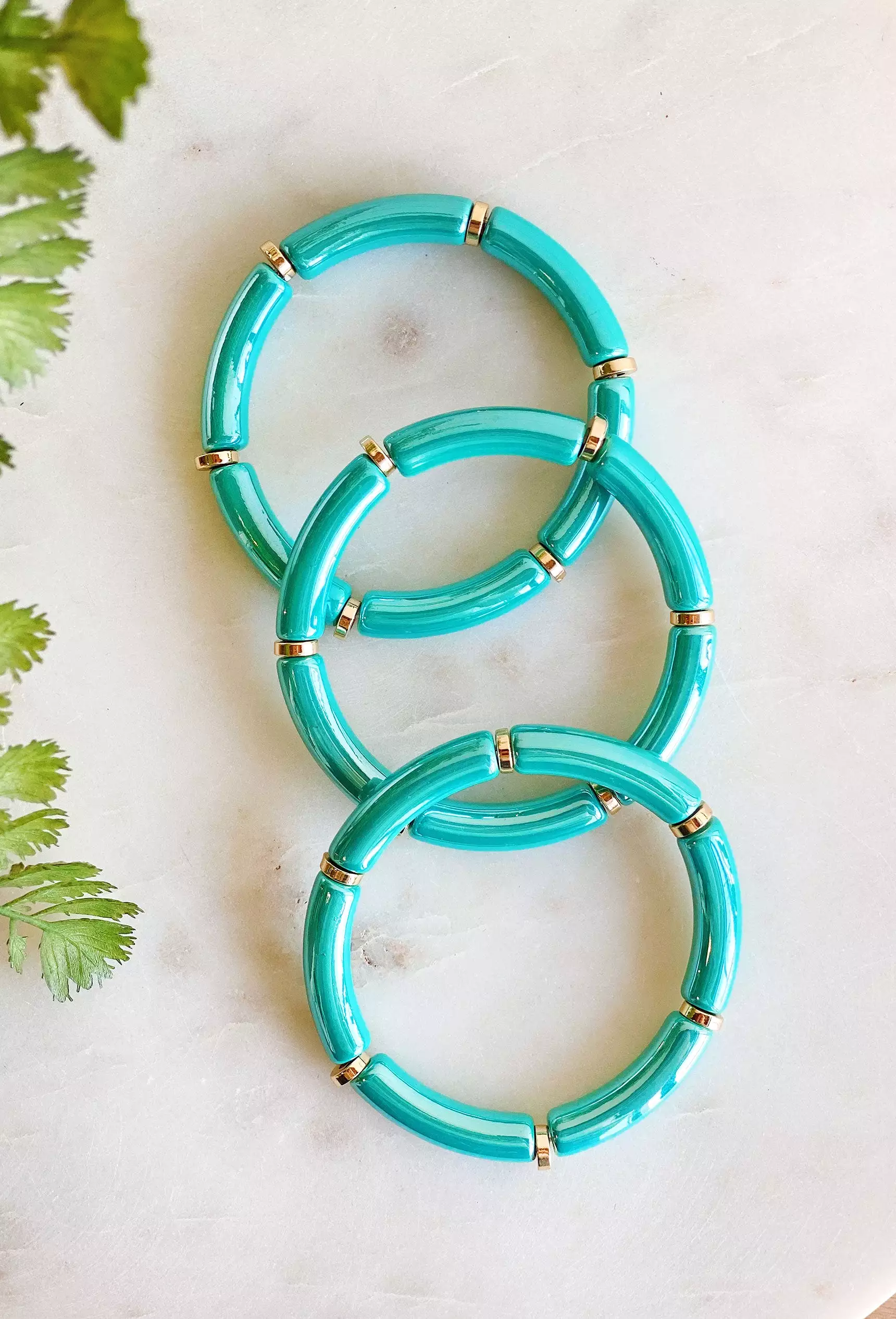 Summer Feelings Bracelet Set in Turquoise