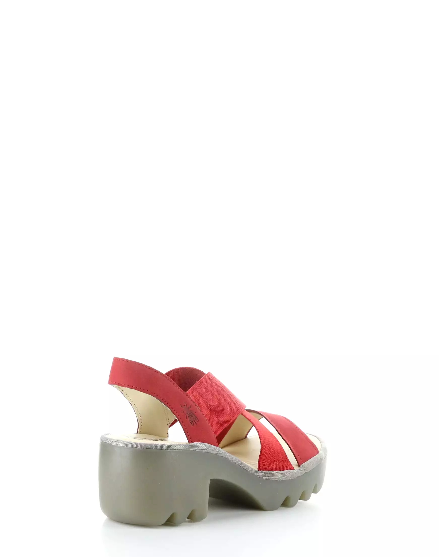 TAJI502FLY 005 LIPSTICK RED Round Toe Sandals