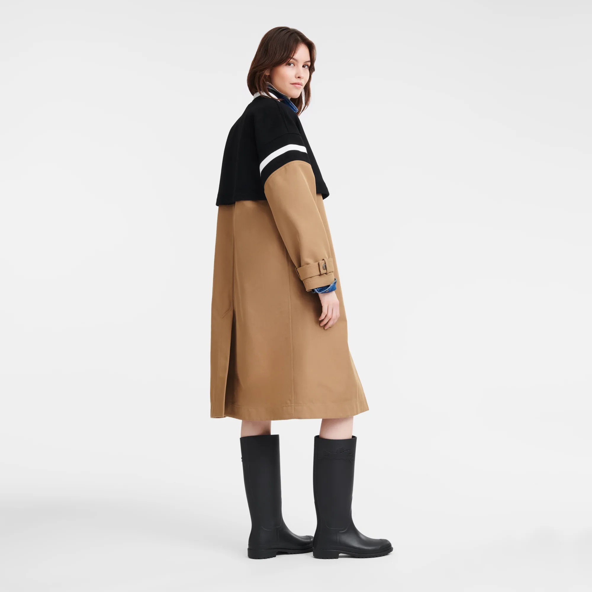 Teddy spirit trench Beige - Gabardine and wool