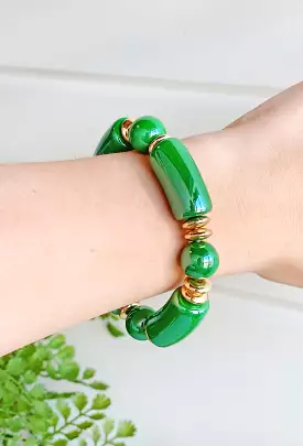 Time To Shine Bracelet in Green