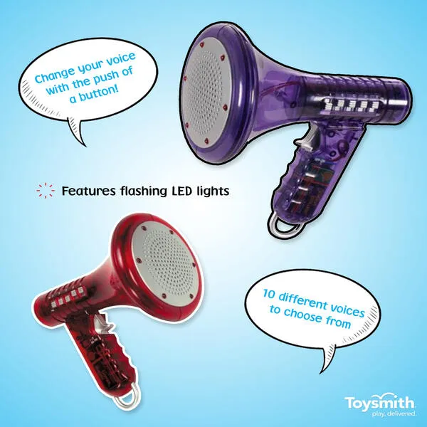 Toysmith Toysmith Tech Gear Multi Voice Changer, Amplifies Voice With 8 Different Voice Effects (Color May Vary)