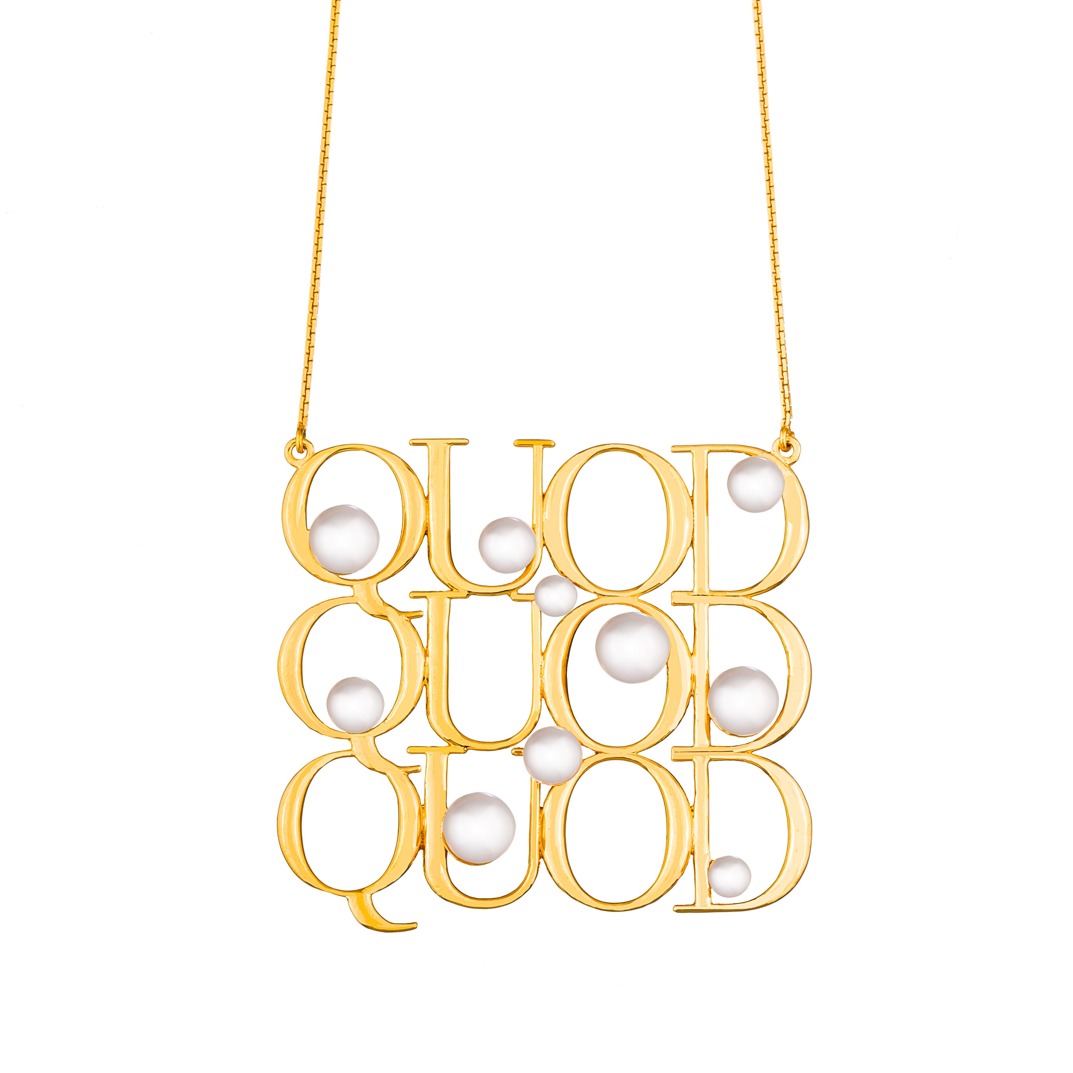 Triple QUOD Necklace