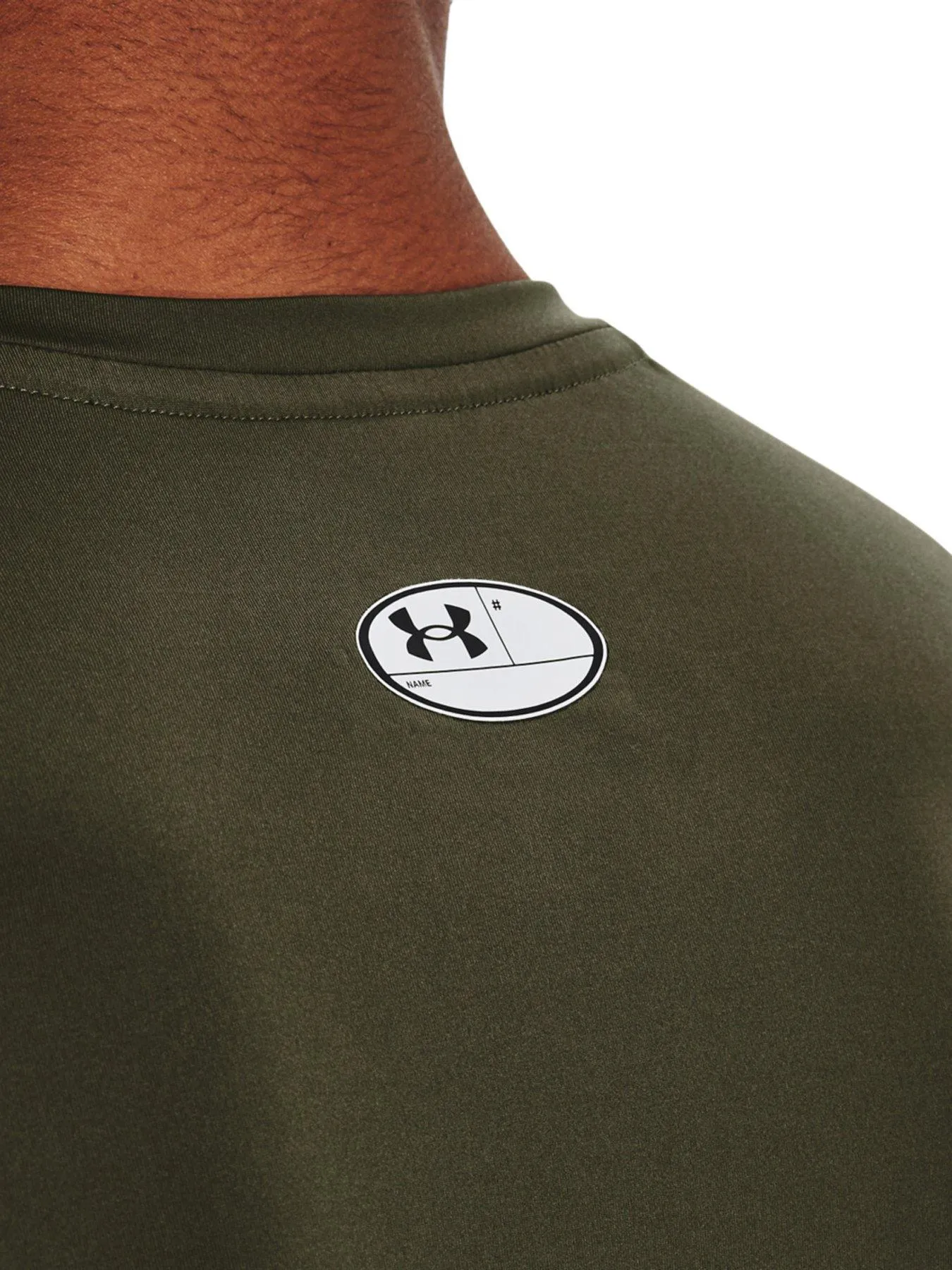 UNDER ARMOUR Training Heat Gear Armour Fitted T-Shirt - Khaki