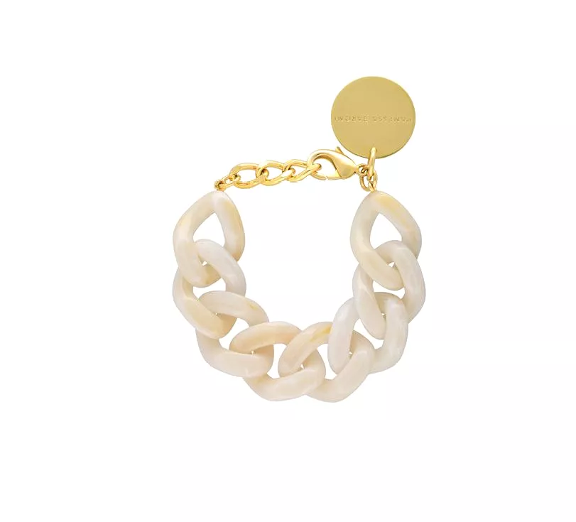 Vanessa Baroni Great Chain Pearl Marble Bracelet