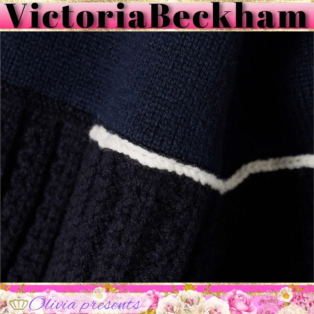 Victoria Beckham  |Casual Style Wool Long Sleeves Office Style Elegant Style