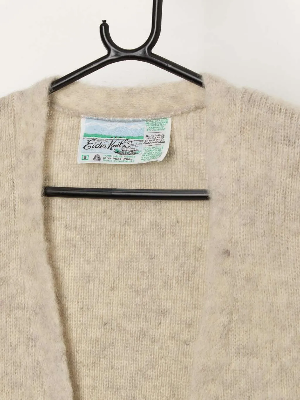 Vintage knitted wool vest by Eiden Knit – Medium