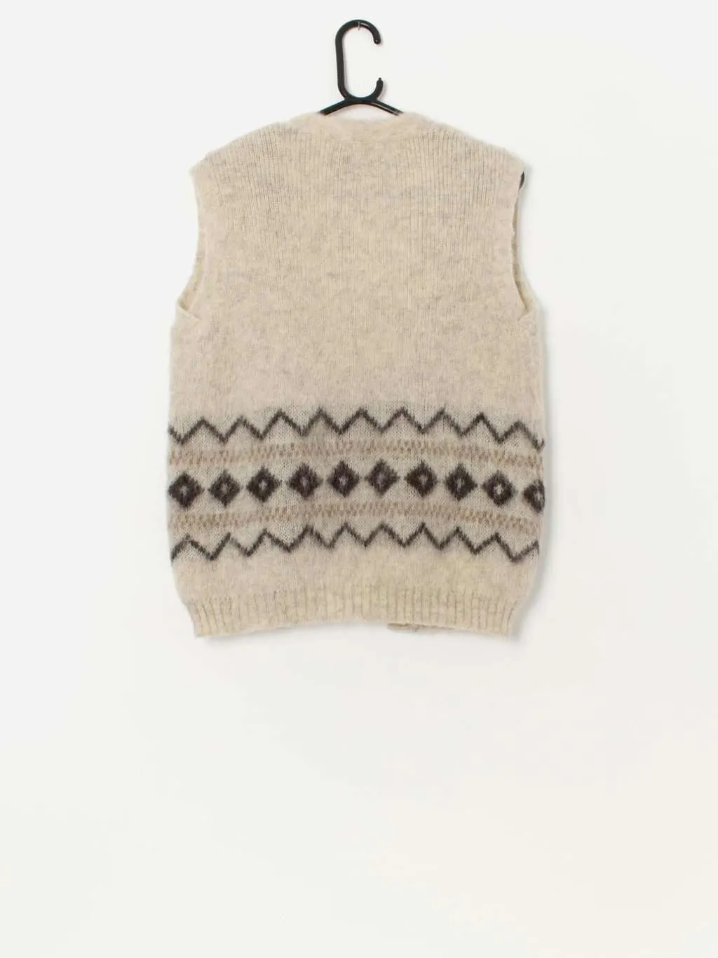 Vintage knitted wool vest by Eiden Knit – Medium