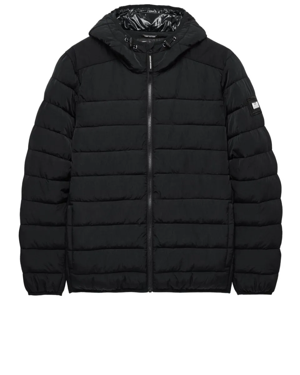 Weekend Offender La Guardia Padded Puffer Jacket Black