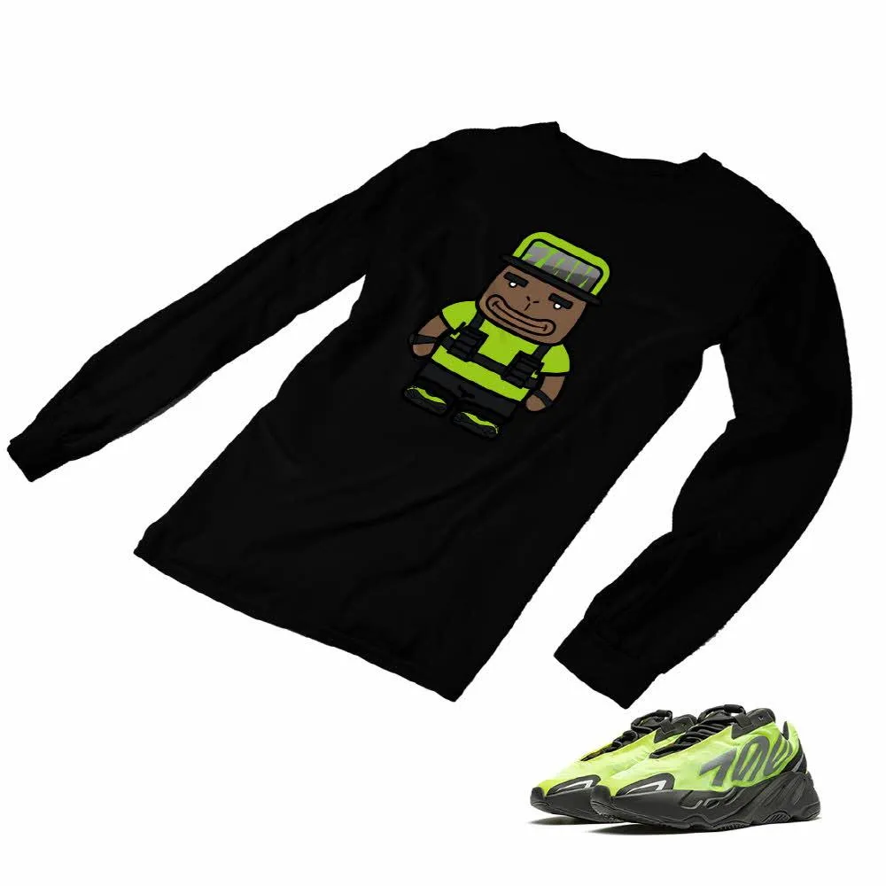 Yeezy Boost 700 Phosphor Matching Custom Designed Long Sleeve T shirt AD-Y-16-11