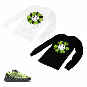 Yeezy Boost 700 Phosphor Matching Custom Designed Long Sleeve T shirt AD-Y-16-8