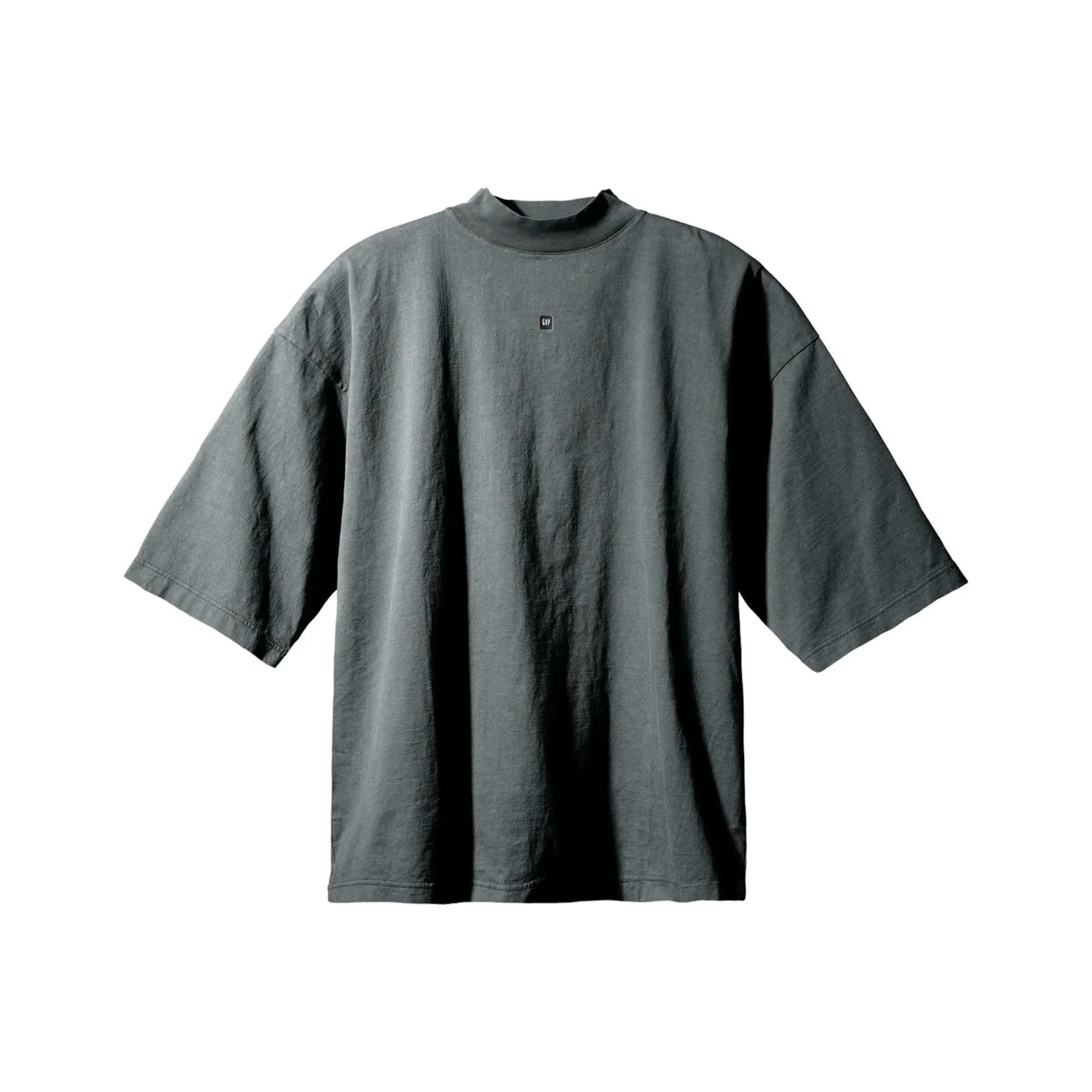 Yeezy Gap Engineered by Balenciaga Logo 3/4 Sleeve Tee - Dark Green