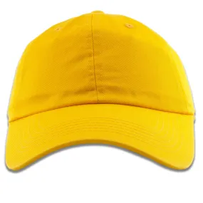 Yellow Blank Adjustable Dad Hat