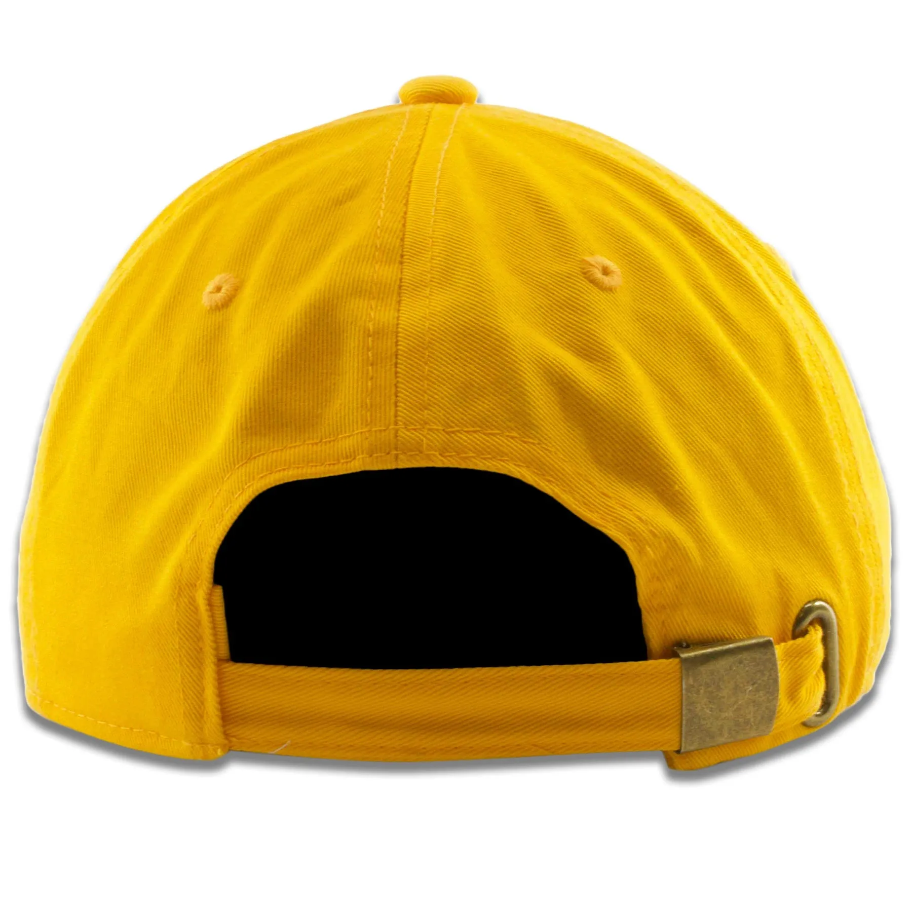 Yellow Blank Adjustable Dad Hat