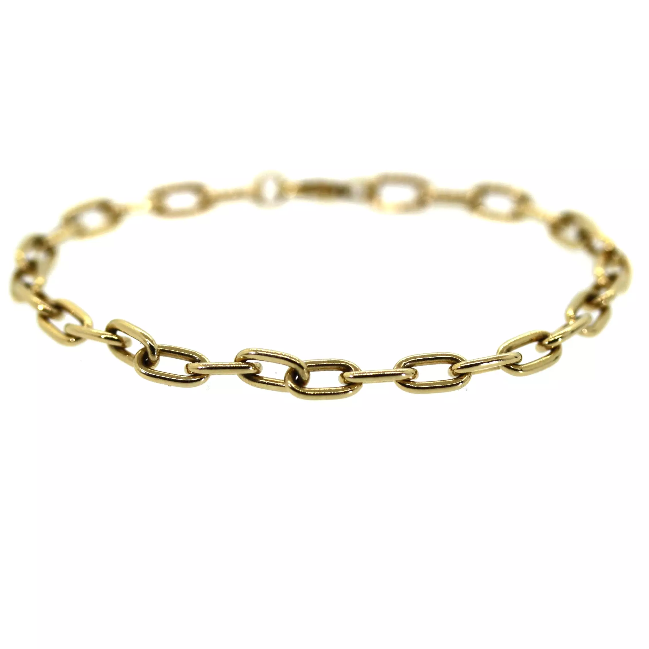 Yellow Gold Small Link Bracelet