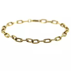 Yellow Gold Small Link Bracelet